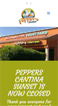Mobile Screenshot of peppers-cantina.com